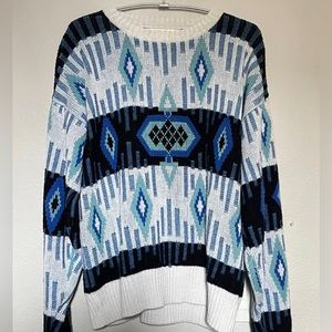 Vintage 80's Michael Gerald sweater size medium- knit sweater